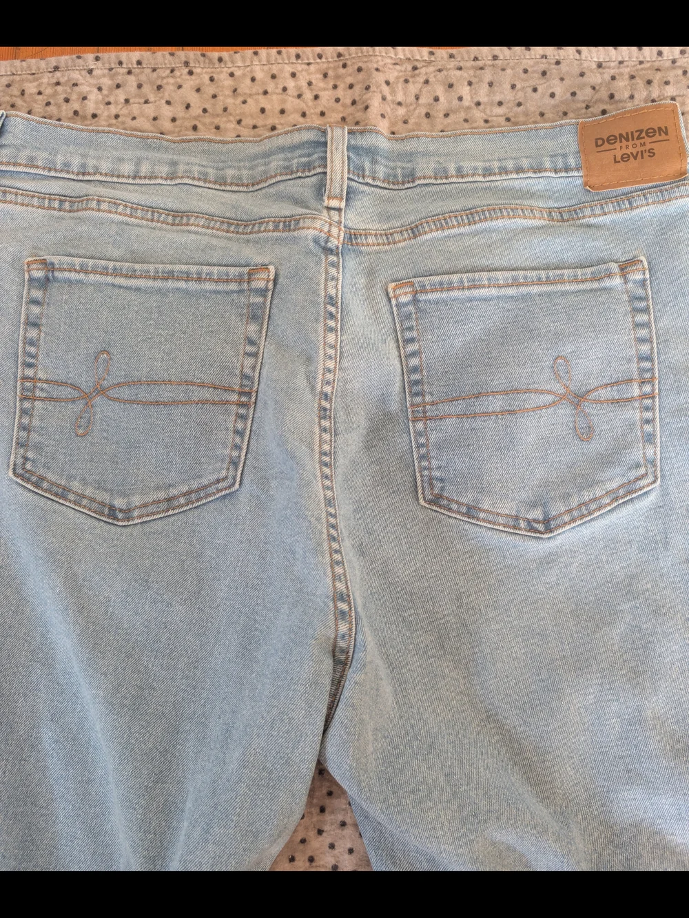 Denizen from Levi's Light Blue Distressed Cuffed Boyfriend Jeans 12